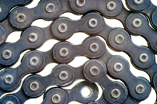 Abstract detail - macro - of the chain