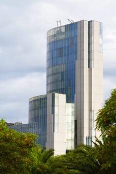 Barcelona Natural Gas building, taken from the sea apse.