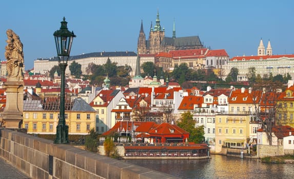 Prague Castle, Czech Republic - View From Charles Bridge