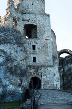 Ruins of great castle in Ogrodzieniec