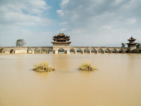 Seventeen Arch Bridge Jianshui,China,Landmark in Yunnan Province