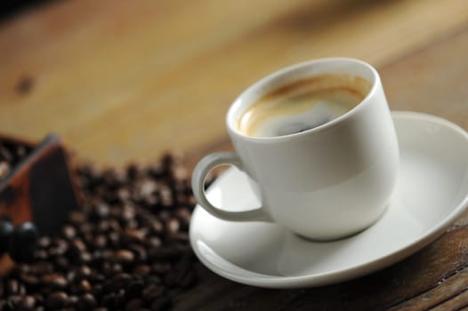 cup of coffee close up
