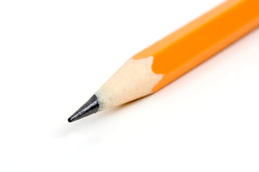 Close-up view of an ordinary pencil