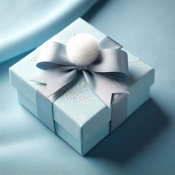 Beautiful packaging for the holiday. Generative AI. High quality photo
