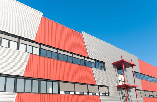 facade of a modern office building in Hengelo, Netherlands