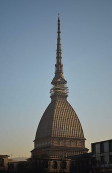 Mole Antonelliana in Torino, Italy (daytime, blue sky)