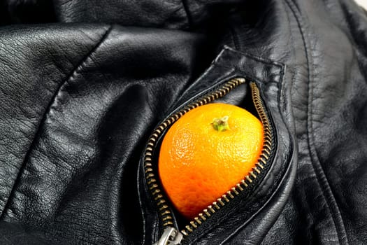 Live style,orange and leather