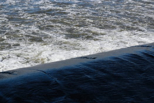 at the weir