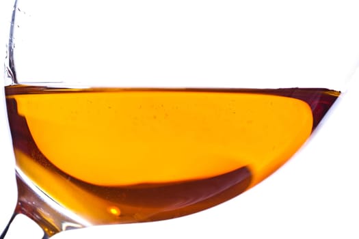 Close-up of desert wine in wine glass