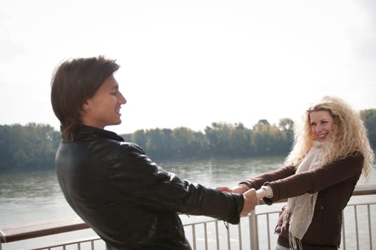 Great time - young couple together