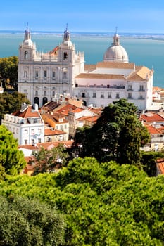 the Church of St. Vicent in Lisbon, Portugal