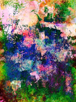 Abstract Background - Mixed Media Grunge