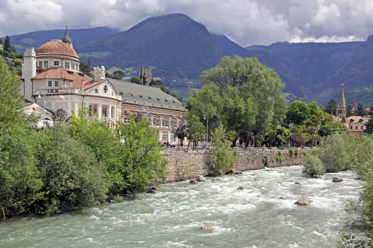 Merano – The Kurhaus on the Passer River