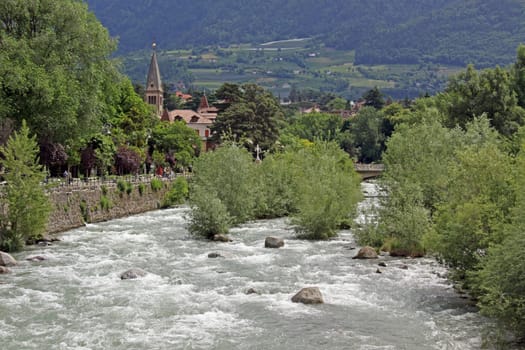 The Passer River in Merano