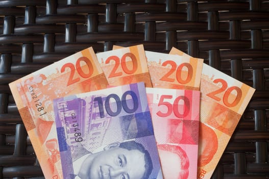 some of the new generation philippine banknotes, first issued in 2010