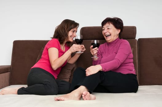 Happy time - mother with daughter