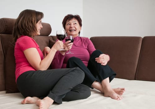 Happy time - mother with daughter