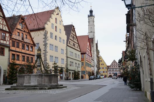 historic Rothenburg o.d. Tauber
