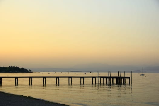 Sunset on Lake Garda