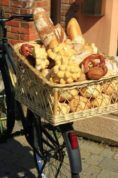 Basket of baked goods