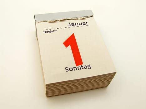 Tear-off calendar