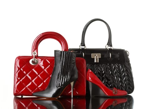 shoes and handbag