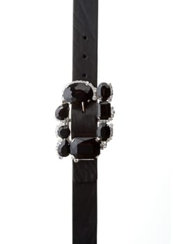 Close-up of studded modern fashionable belt