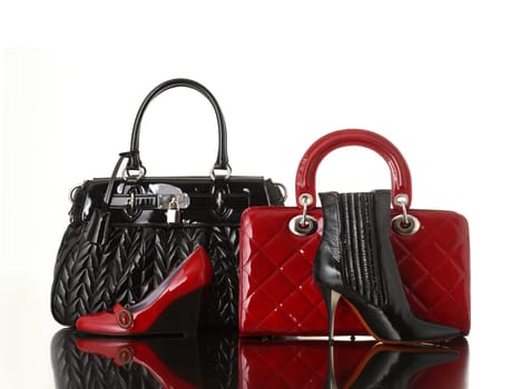 shoes and handbag