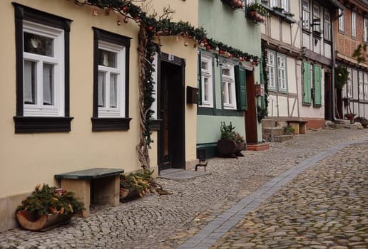Half-timbered houses