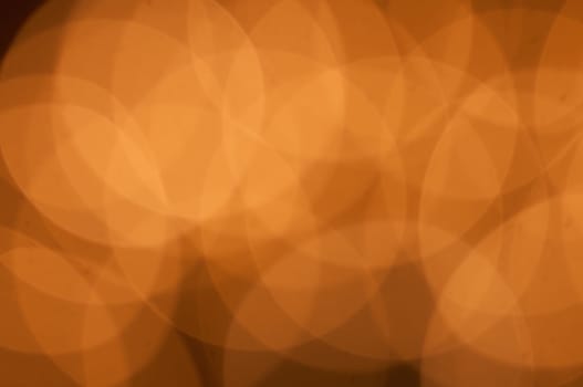 Blurred light sources as bokeh and background