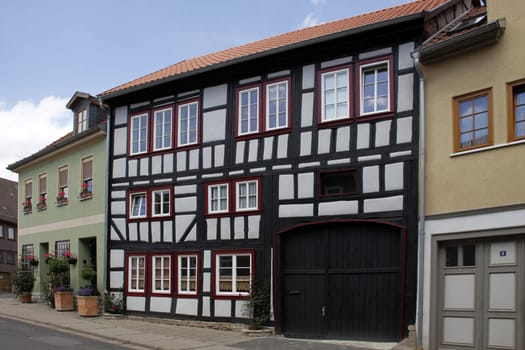 Half-timbered house in Bad Langensalza