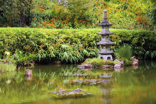 Peaceful zen garden