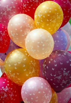 Colourful air balloons. 117-th Birthday City, Novosibirsk, June 2010