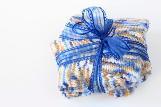 Gift self-knitted socks