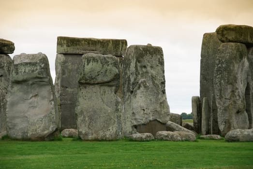 monolti in the archaeological site of Stonehenge