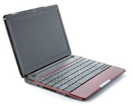 Modern compact notebook on a white background