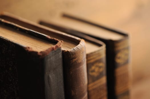 old book close up
