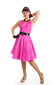 Beautiful young dancer, 80&#039 s style