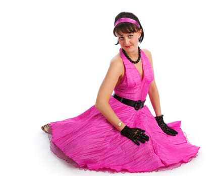 Beautiful young dancer, 80&#039 s style