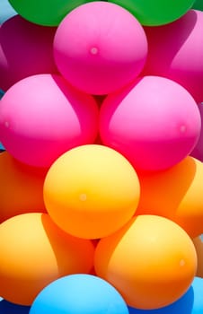 Colourful air balloons. 117-th Birthday City, Novosibirsk, June 2010
