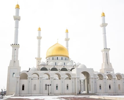 Mosque. Islam Center of Astana, capital of Kazakhstan, march 2007