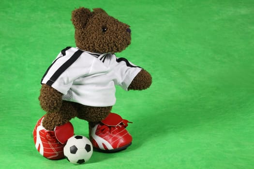 Football teddy bear