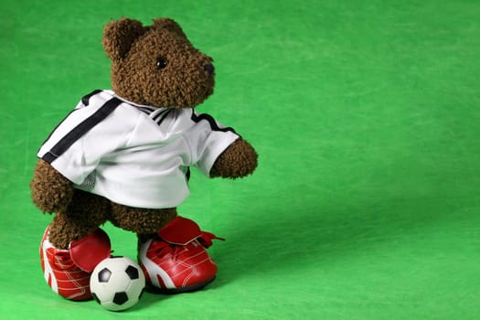 Football teddy bear