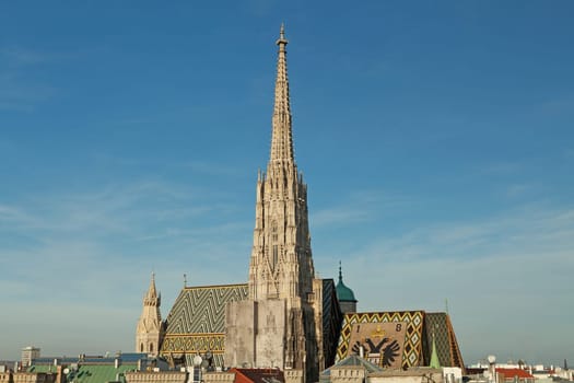 St. Stephen's Cathedral Vienna,landmark in the center of the city