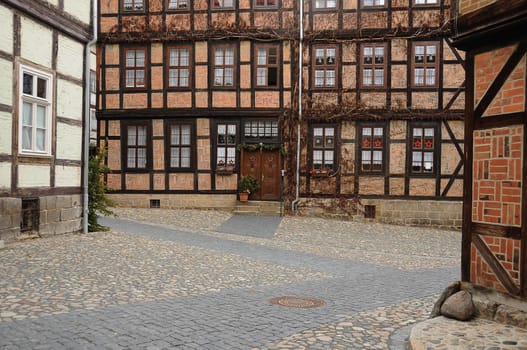 Half-timbered houses