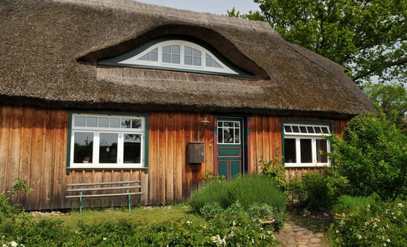 Wooden house on the Darß