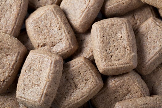 Dutch speculaar or shortcrust biscuit served in Holland on December 5th.