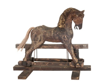 old rocking horse