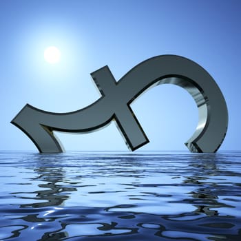 Gbp Sinking Showing Depression Recession And Economic Downturns