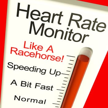 Heart Rate Monitor Very Fast Showing Quicker Beats
